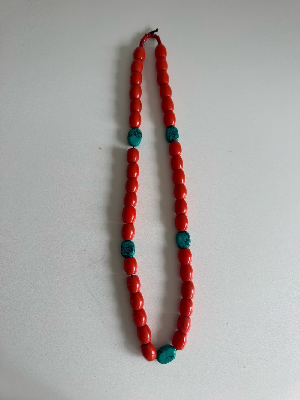 Red and Purple Beaded Necklaces